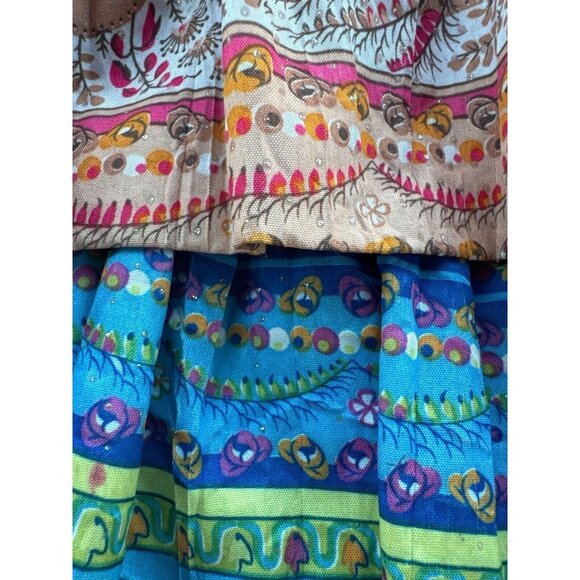 Cappelli Straworld Straw Tote Bag Multi-Color Beach Summer Boho Festival - Picture 2 of 9